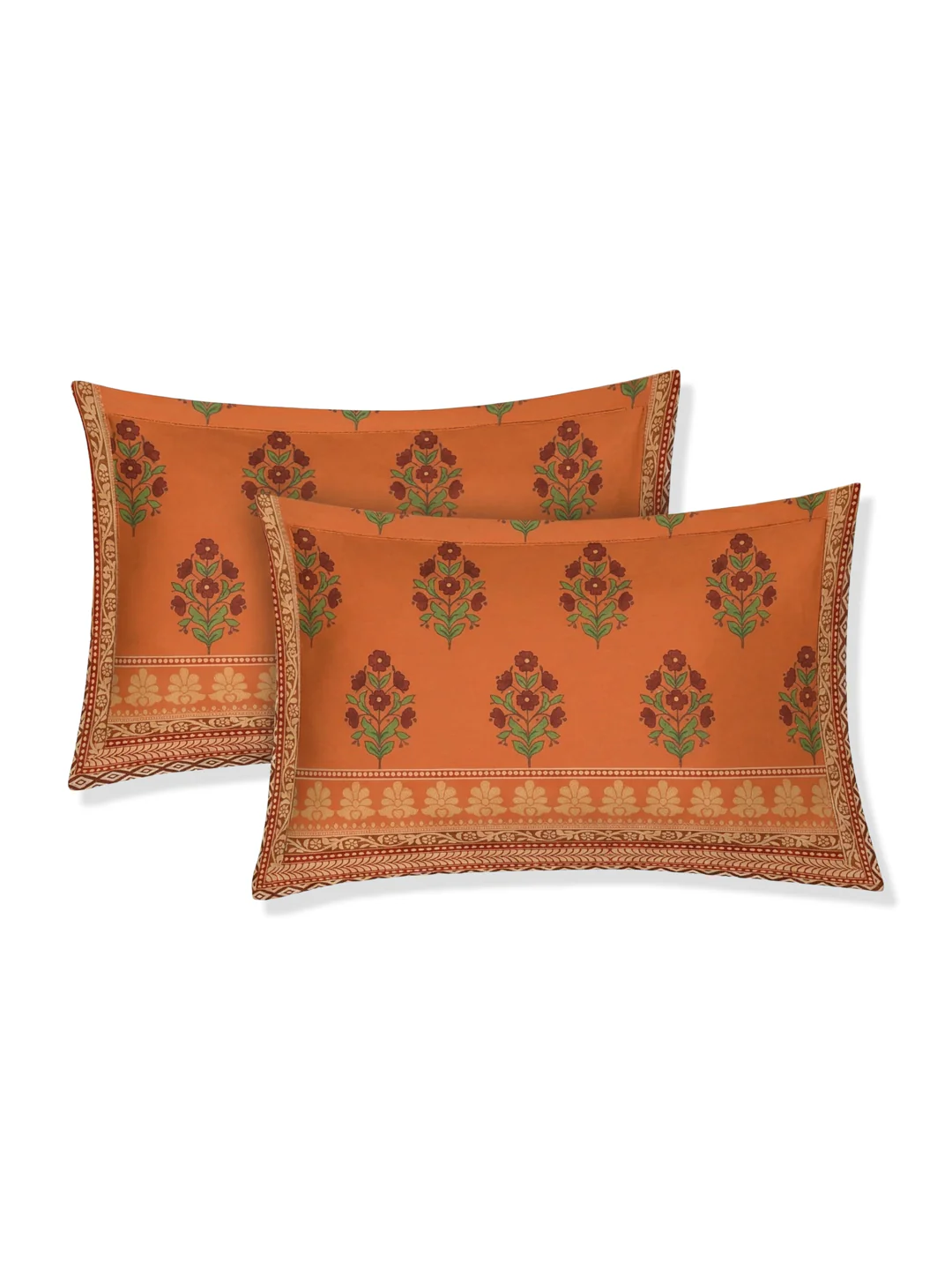 Premium 180 TC Pure Cotton King Size Bedsheet with 2 Pillow Covers Sanganeri Collection - Image 6
