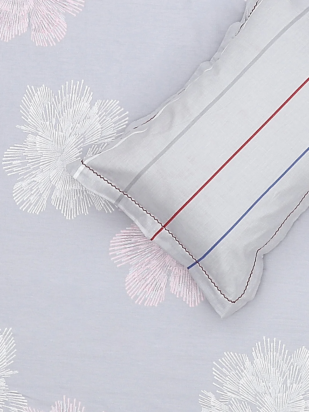 200 TC Cotton Double Bed Bedsheet with 2 Pillow Covers - Image 6