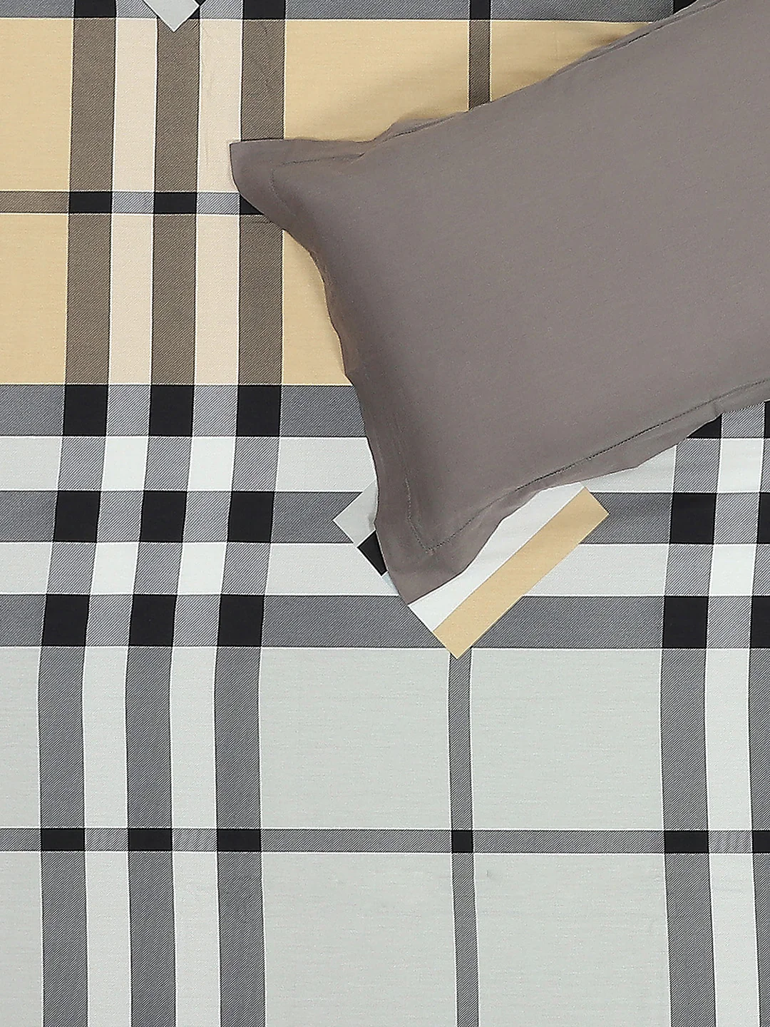 200 TC Cotton Double Bed 1 Bedsheet with 2 Pillow Covers (Ramona) - Image 5