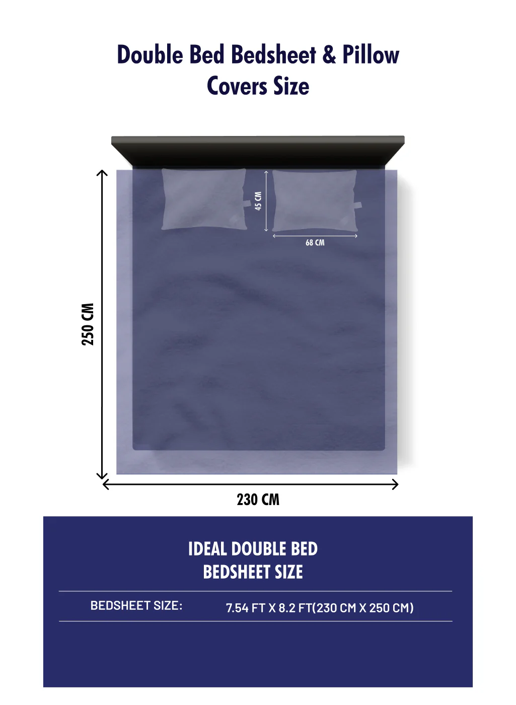 200 TC Cotton Double Bedsheet with 2 Pillow Covers - Image 11