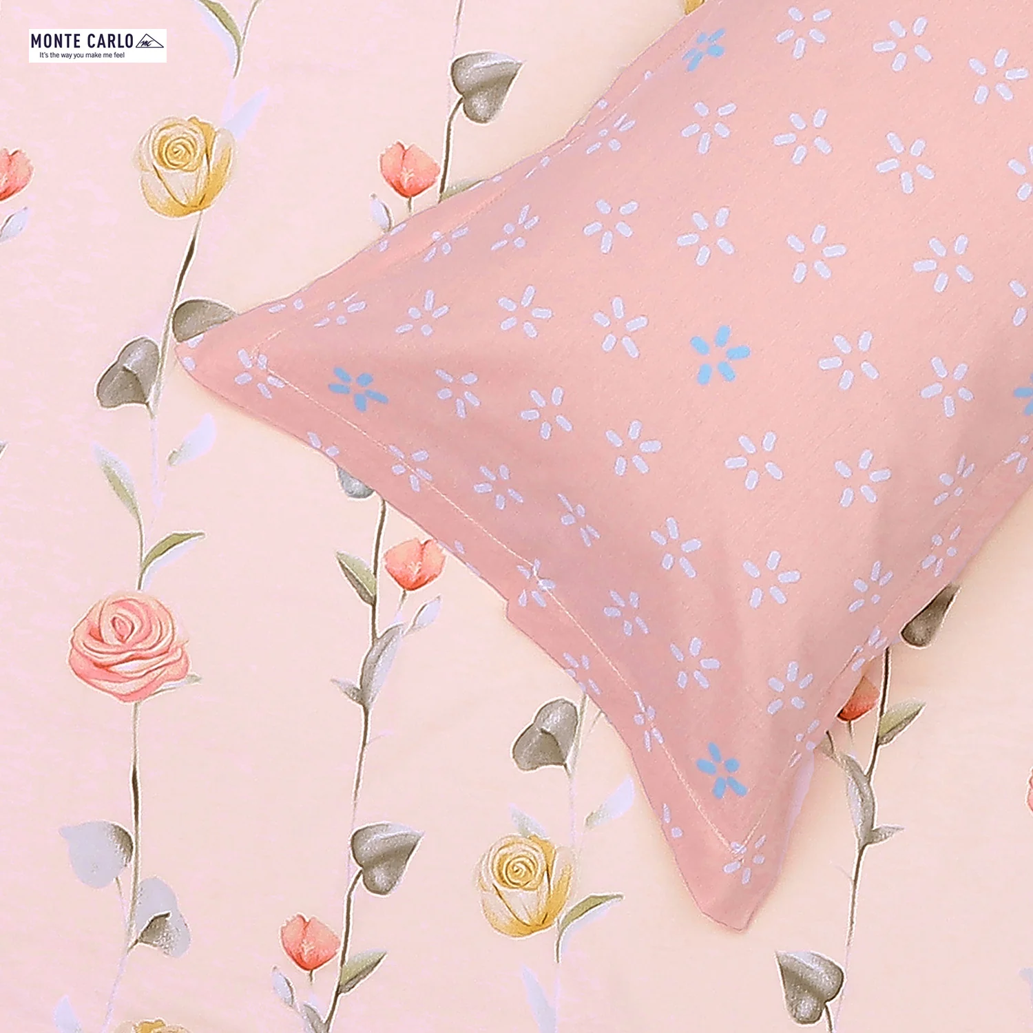 200 TC Cotton Double Bedsheet with 2 Pillow Covers - Image 5