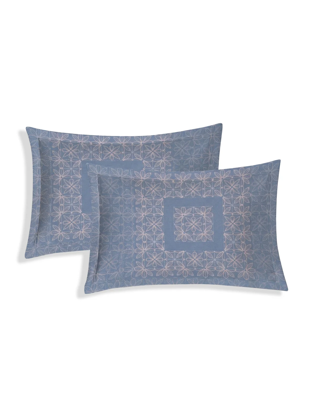 Premium 200 TC Pure Cotton King Size Bedsheet with 2 Pillow Covers Classique Unique Collection - Image 6
