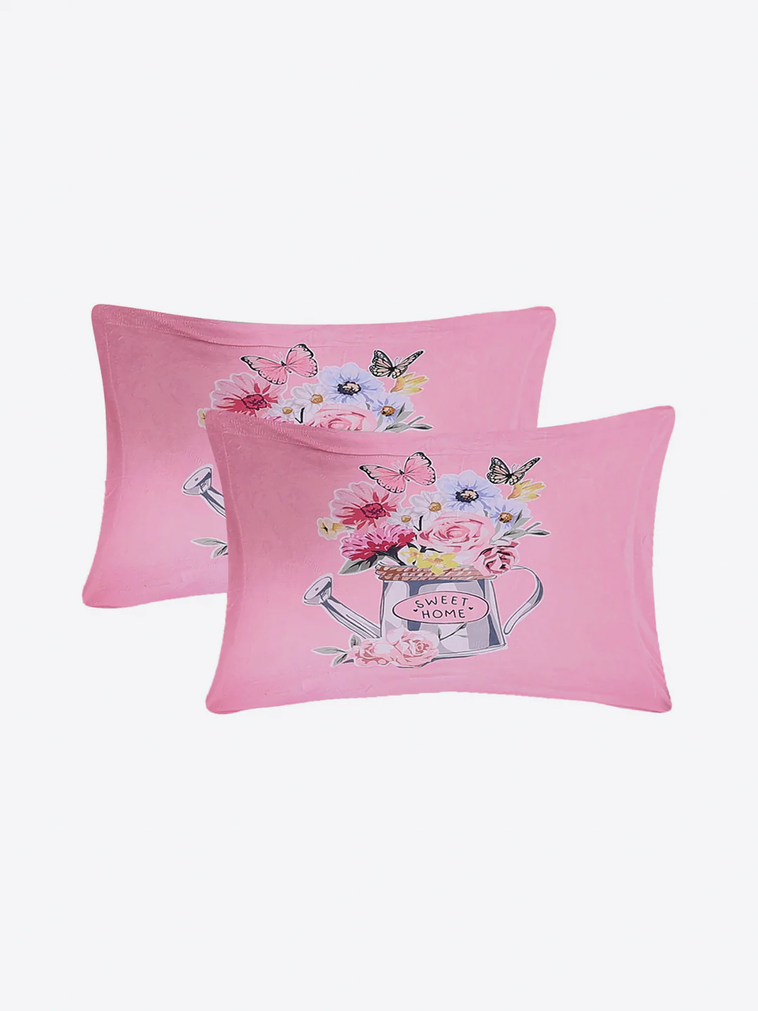 252 GSM Polyester King Bed 1 Bedsheet with 2 Pillow Cover (Urban) - Image 7