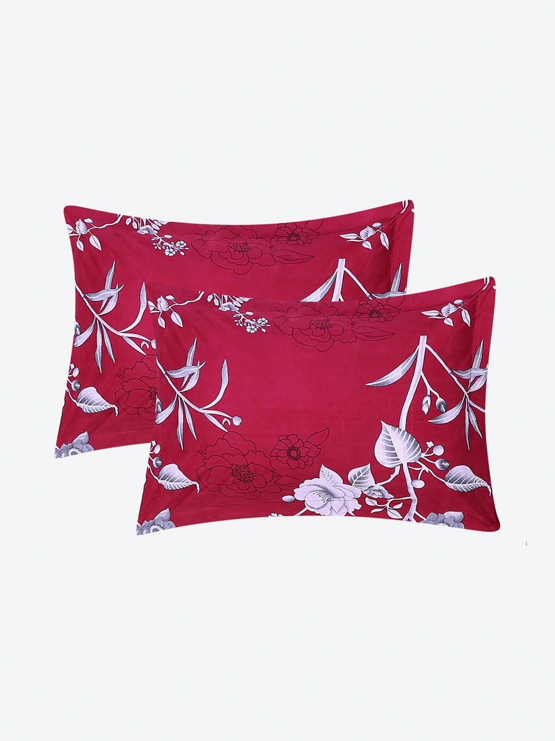 254 GSM Micro King Fitted Bed 1 Fitted Bedsheet with 2 Pillow Cover (Clare FT) - Image 7