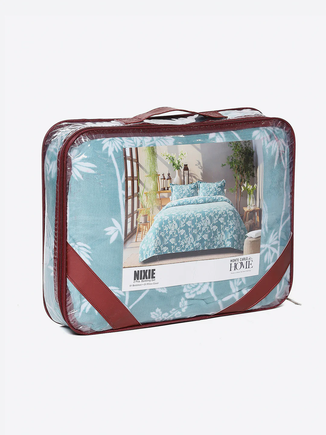 264 GSM Polyester Single Bed 1 Bedsheet with 1 Pillow Cover (Nixie Piece) - Image 9