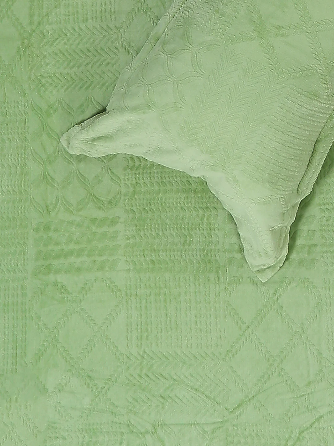 267 GSM Polyester King Bed 1 Bedsheet with 2 Pillow Cover (Master Piece) - Image 5