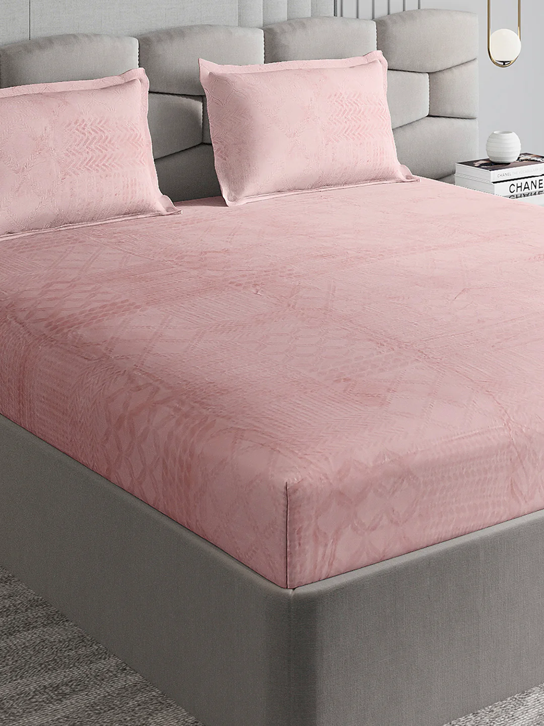 267 GSM Polyester King Bed 1 Bedsheet with 2 Pillow Cover (Master Piece)