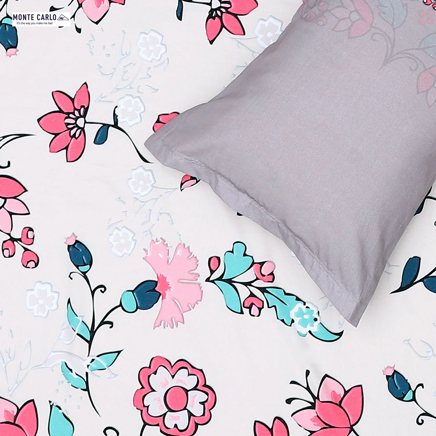 300 TC Cotton Double Bedsheet with 2 Pillow Covers - Image 5