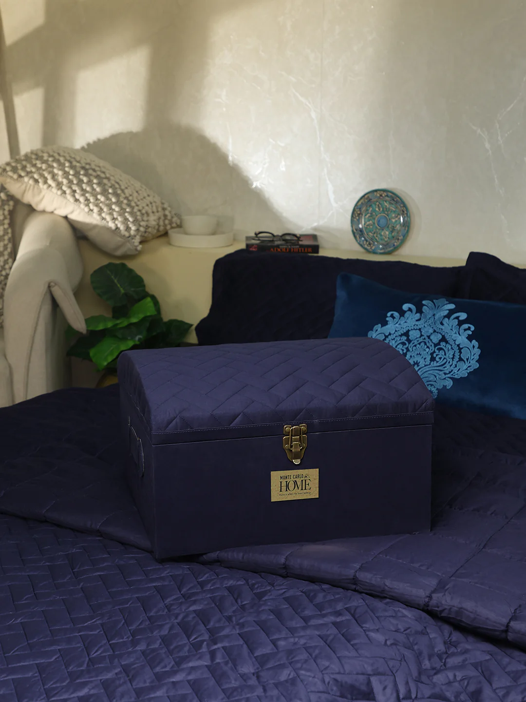 300 TC Cotton King Size Luxury 11 Pc Bedding Set (Trousseau) - Image 13