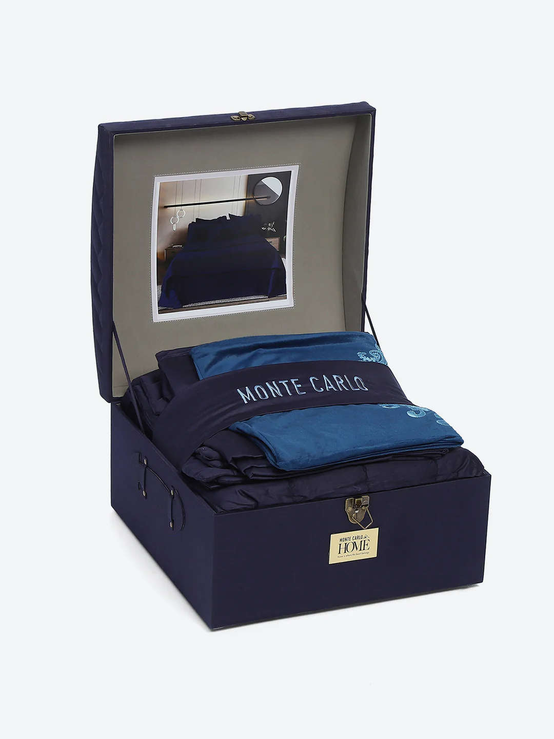 300 TC Cotton King Size Luxury 11 Pc Bedding Set (Trousseau) - Image 14