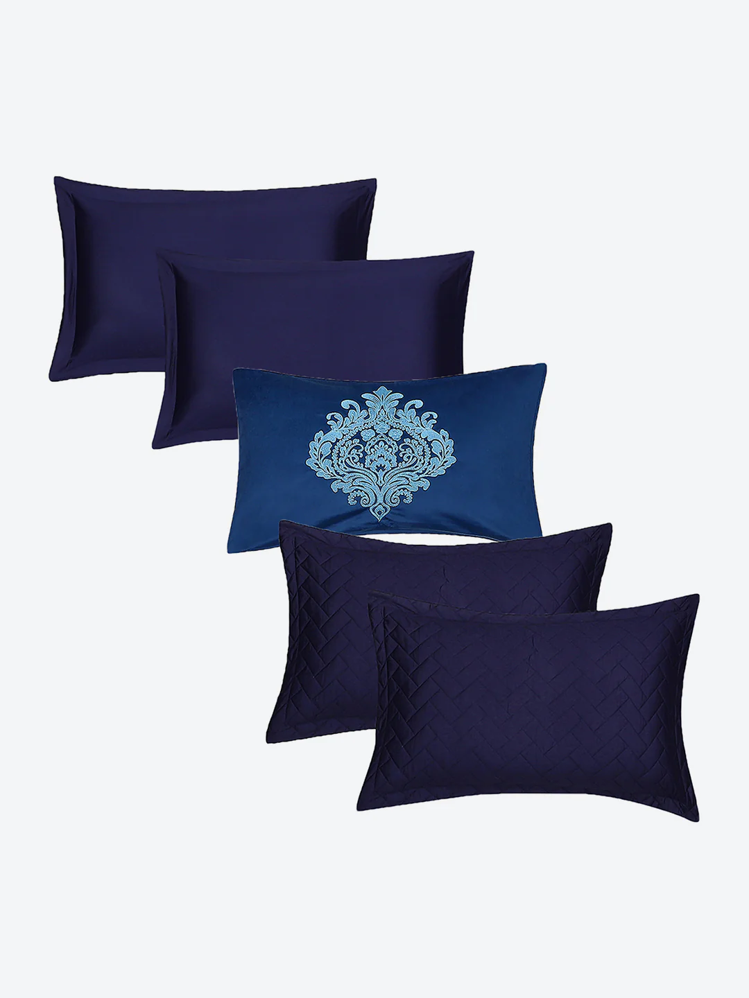 300 TC Cotton King Size Luxury 11 Pc Bedding Set (Trousseau) - Image 7