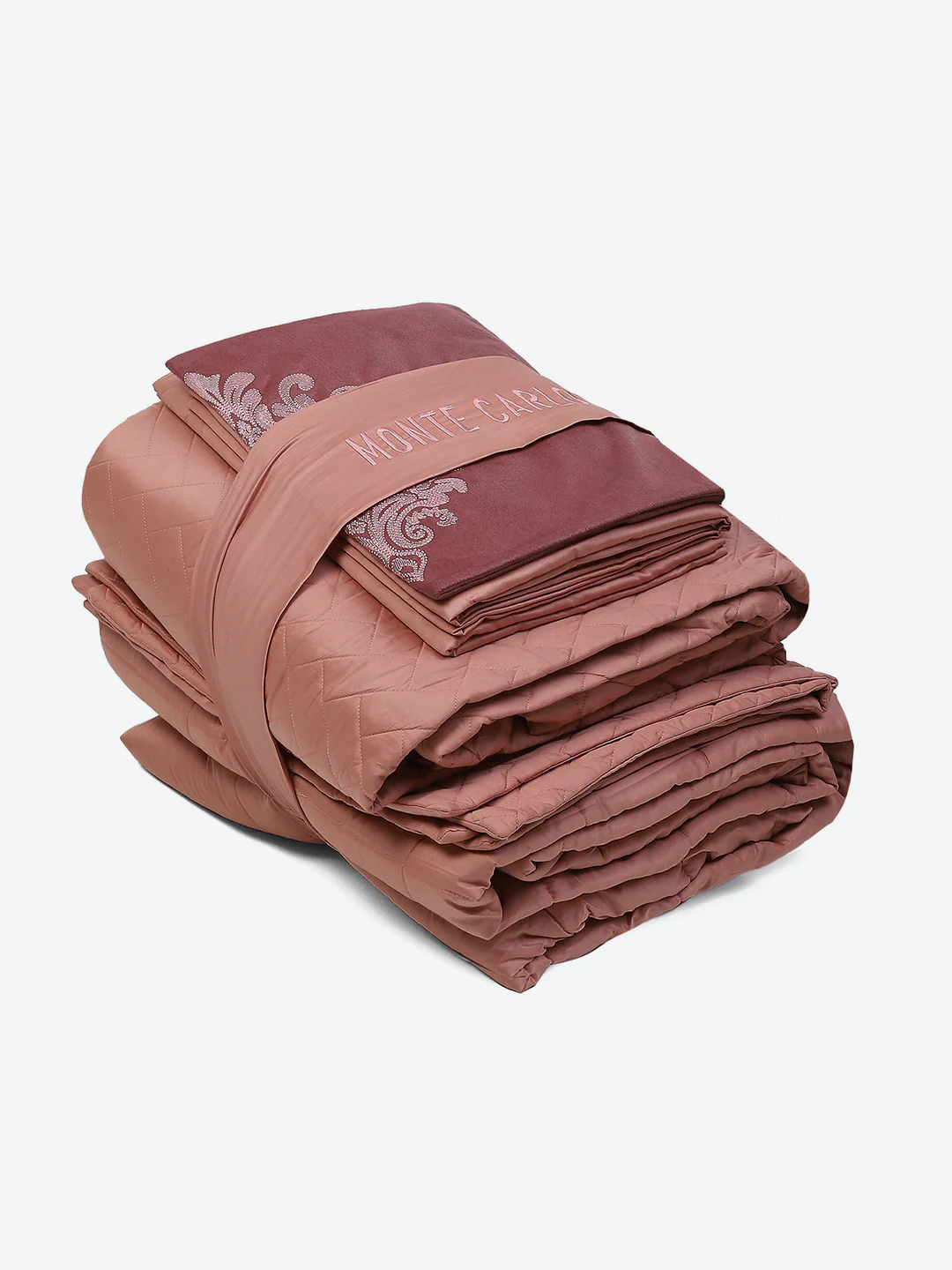 300 TC Cotton King Size Luxury 11 Pc Bedding Set (Trousseau) - Image 13