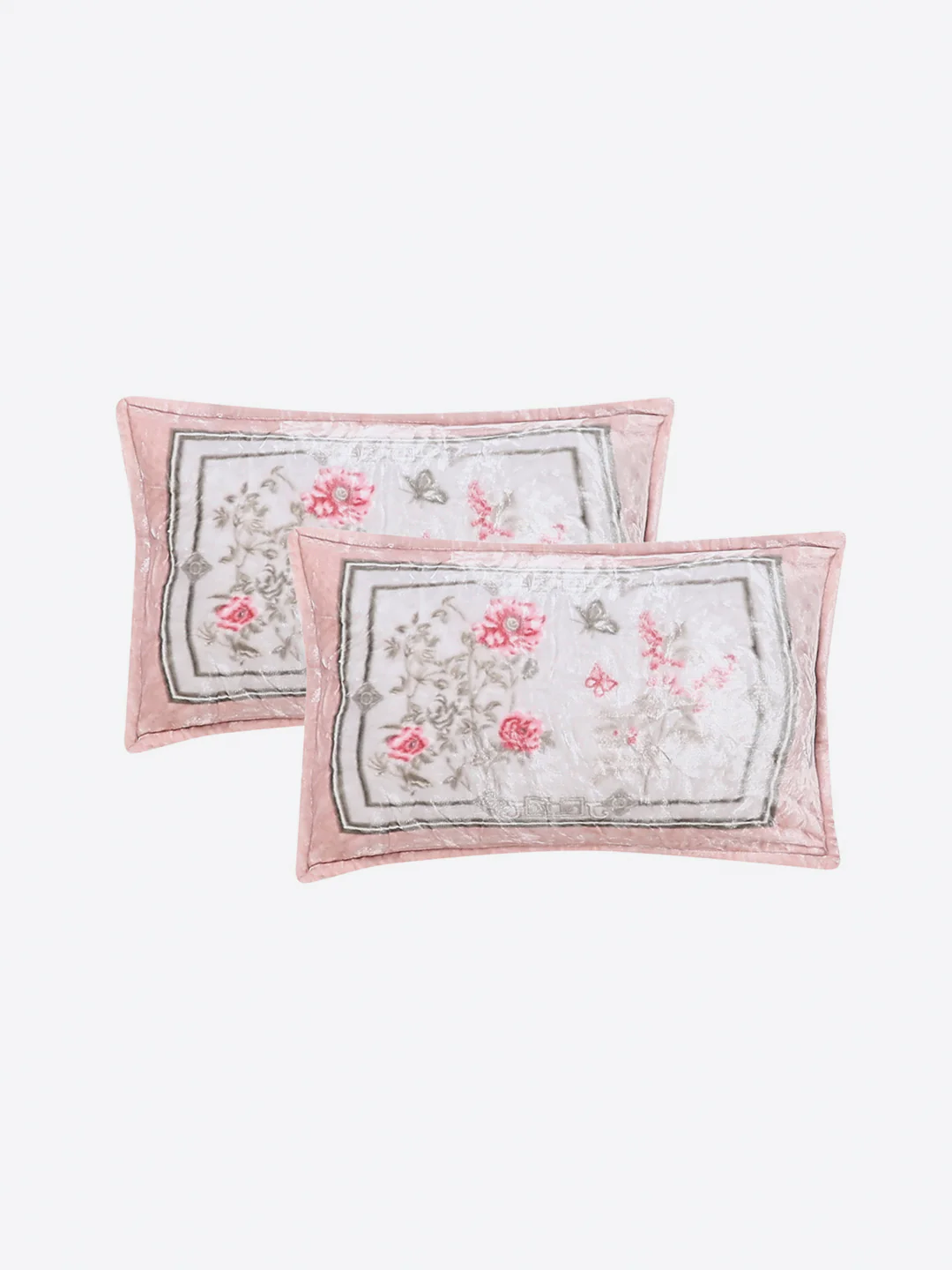 331 GSM Polyester Double Bed 1 Bedsheet with 2 Pillow Cover (Miranda) - Image 7