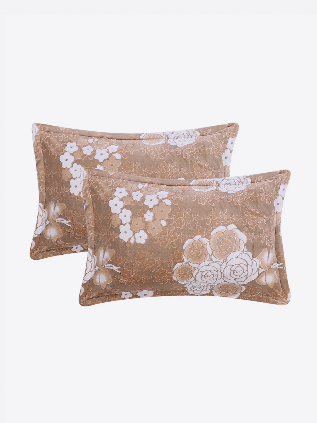393 GSM Polyester King Bed 1 Bedsheet with 2 Pillow Cover (Golden Choice) - Image 7