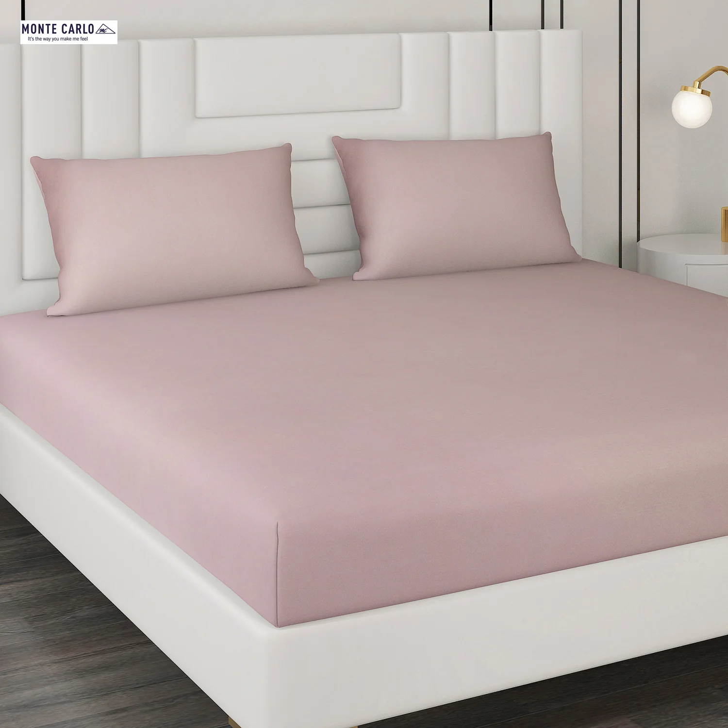 400 TC Cotton Double Bedsheet with 2 Pillow Covers - Image 4