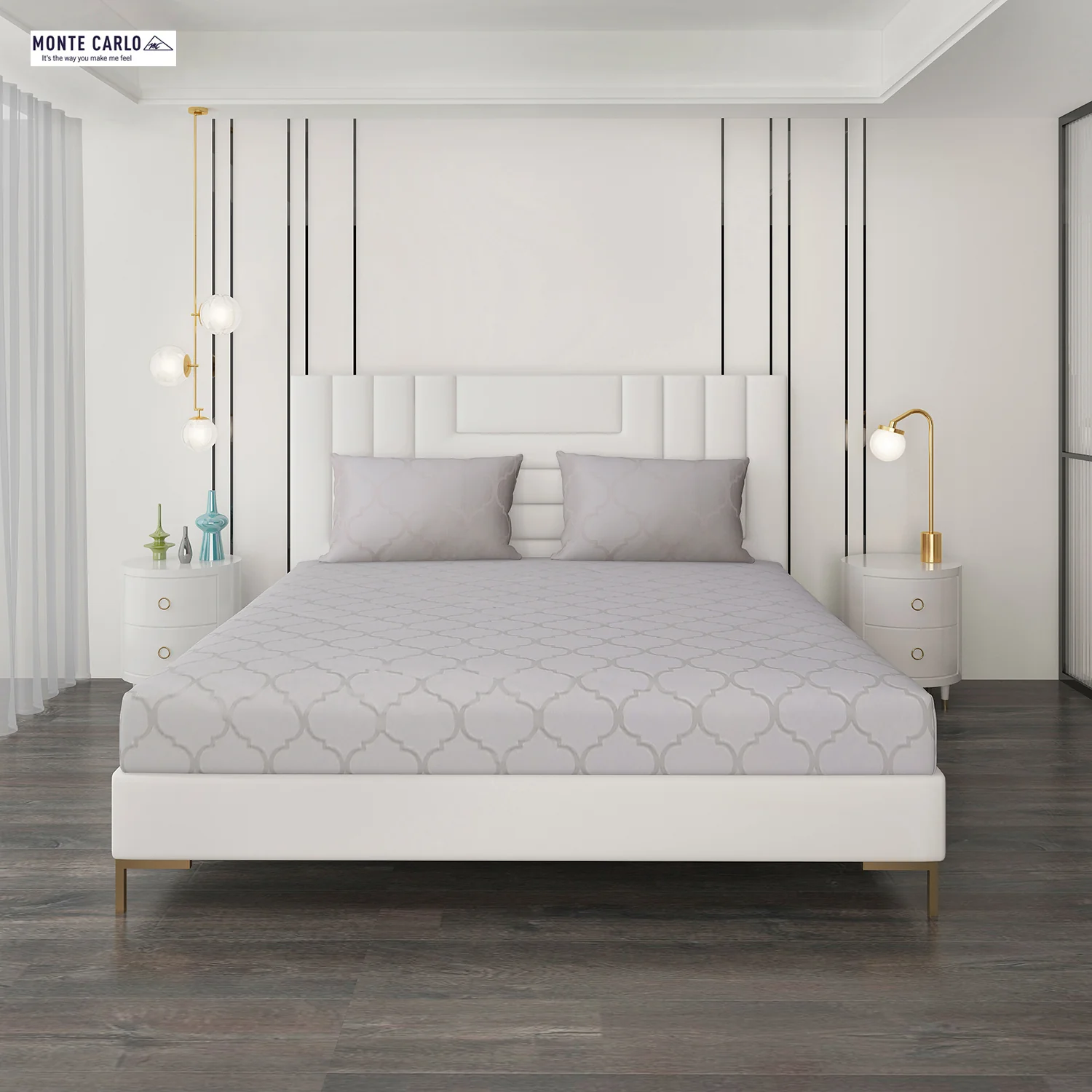 400 TC Cotton Double Bedsheet with 2 Pillow Covers - Image 4