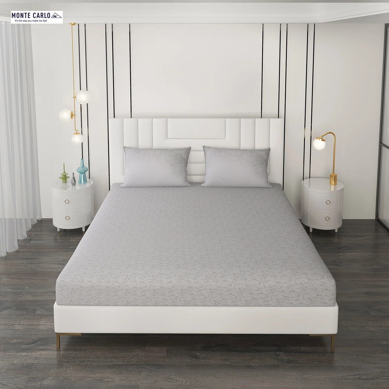 400 TC Cotton Double Bedsheet with 2 Pillow Covers - Image 3