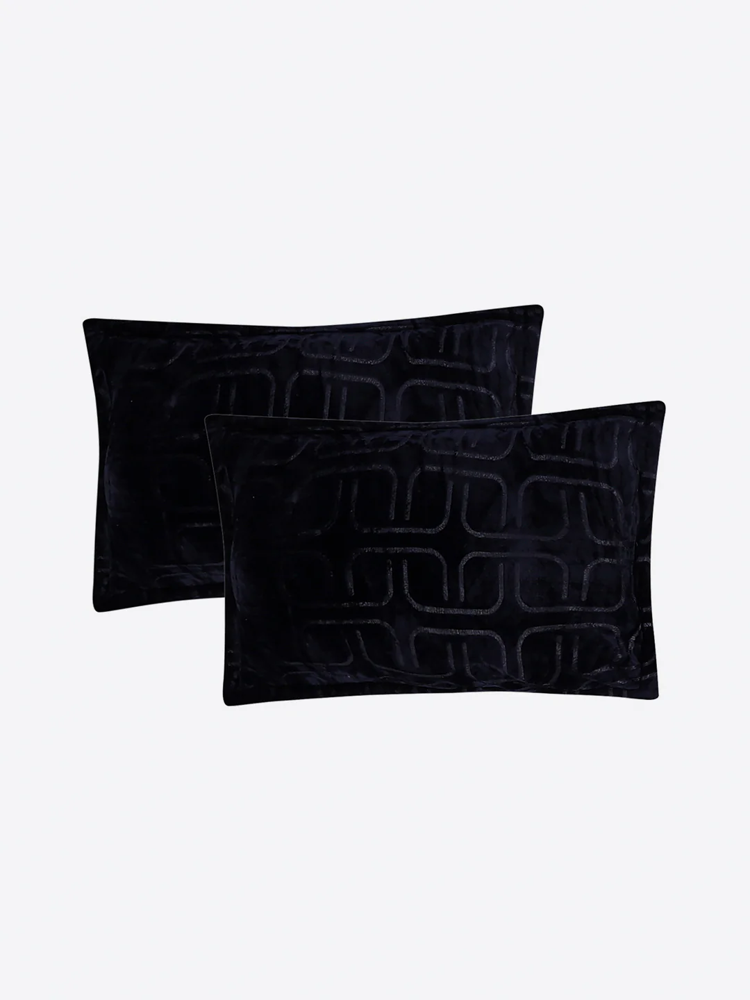 435 GSM Polyester Double Bed 1 Bedsheet with 2 Pillow Cover (Indigo) - Image 7