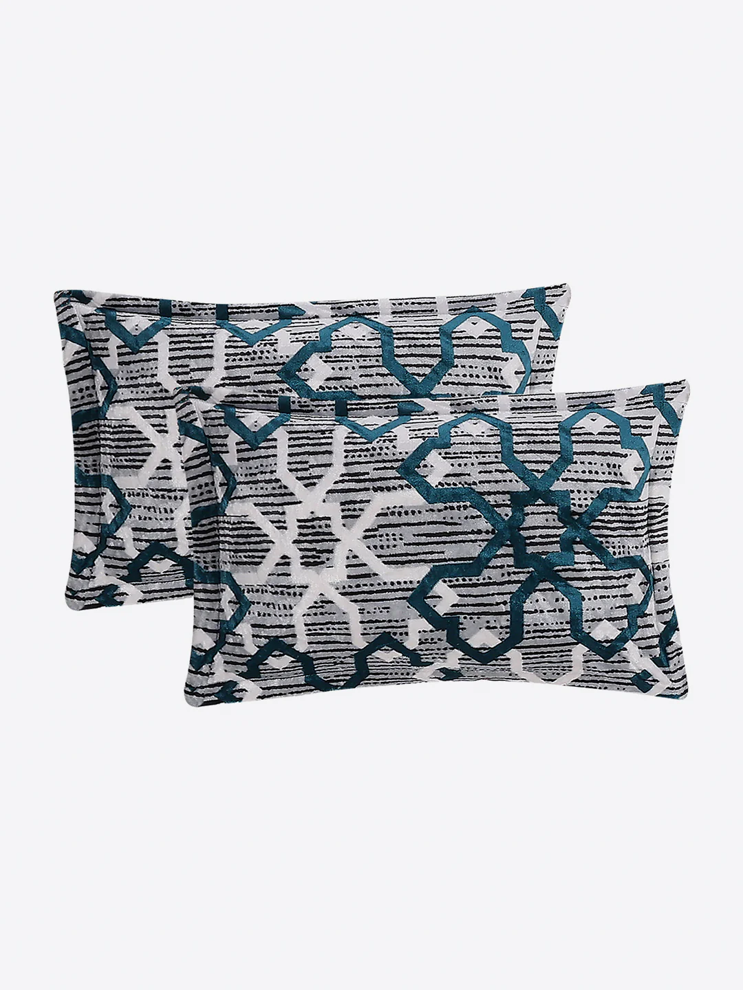 487 GSM Polyester Double Bed 1 Bedsheet, 2 Pillow Cover & 2 Cushion Case (Pristine 4 Pcs Set) - Image 8