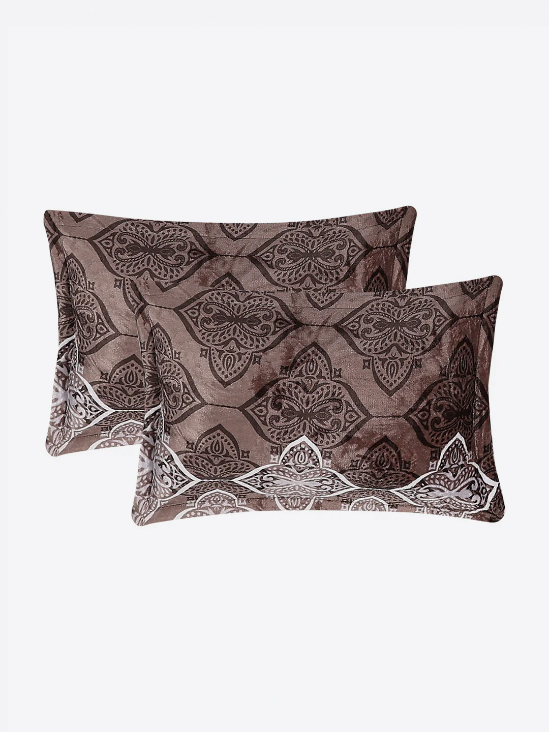 487 GSM Polyester Double Bed 1 Bedsheet, 2 Pillow Cover & 2 Cushion Case (Pristine 4 Pcs Set) - Image 8