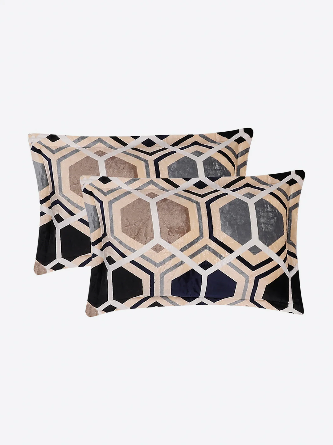 487 GSM Polyester Double Bed 1 Bedsheet, 2 Pillow Cover & 2 Cushion Case (Pristine 4 Pcs Set) - Image 8