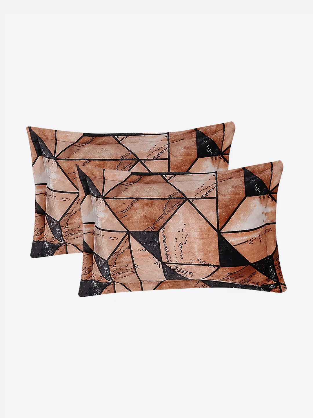904 GSM Polyester Double Bed 1 Bedsheet, 1 Duvet Cover & 2 Pillow Cover (Meteor 4 Pcs Set) - Image 10