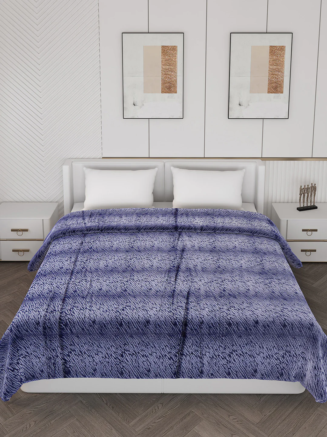 Abstract Double Bed 850 GSM Blanket Daniel 2 Ply (Weight 4.5 kg) - Image 3