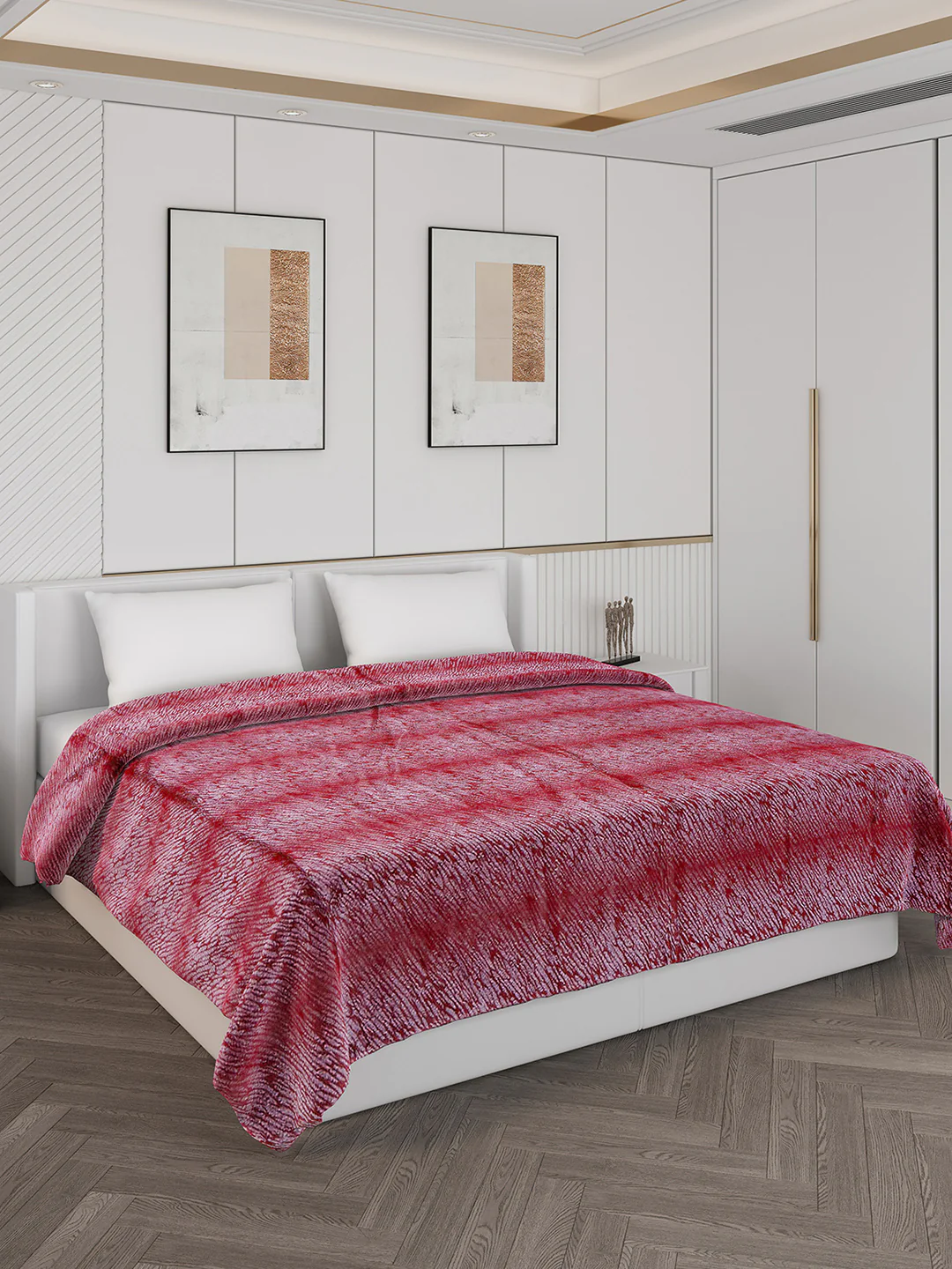 Abstract Double Bed 850 GSM Blanket Daniel 2 Ply (Weight 4.5 kg) - Image 4