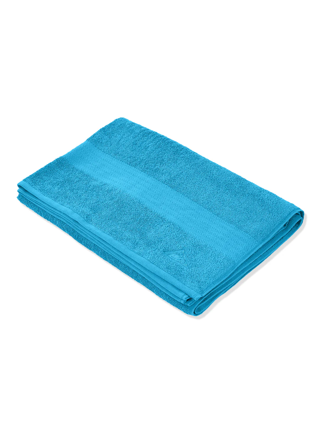 Aqua Blue Pure Cotton Solid 380 GSM Car Towel 1 Piece (Jazz Collection) - Image 3