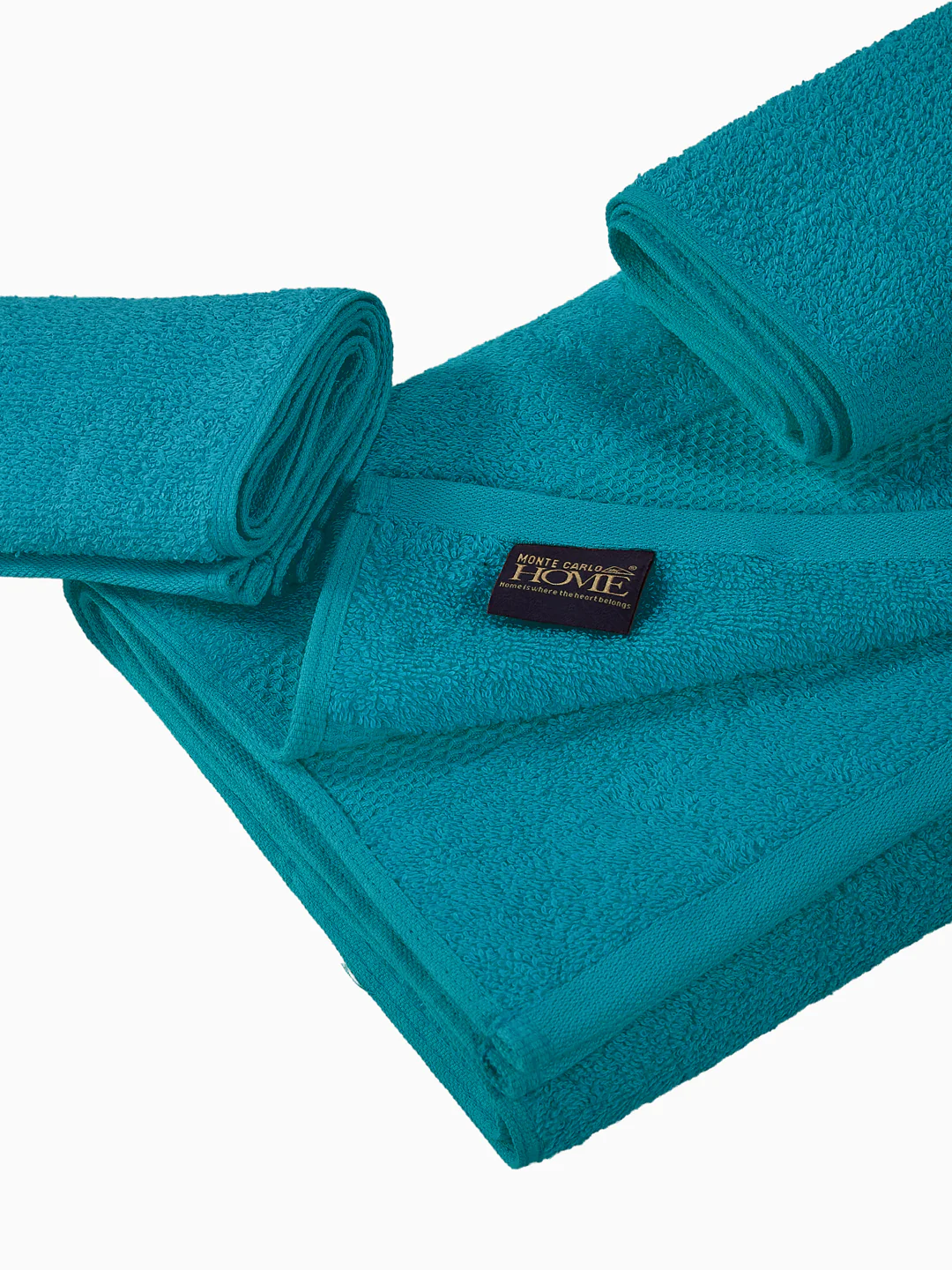 Baltic Blue 100% Cotton Solid 380 GSM Bath Towel Super Charm 3 Pc Set Gifting Box Pack - Image 7