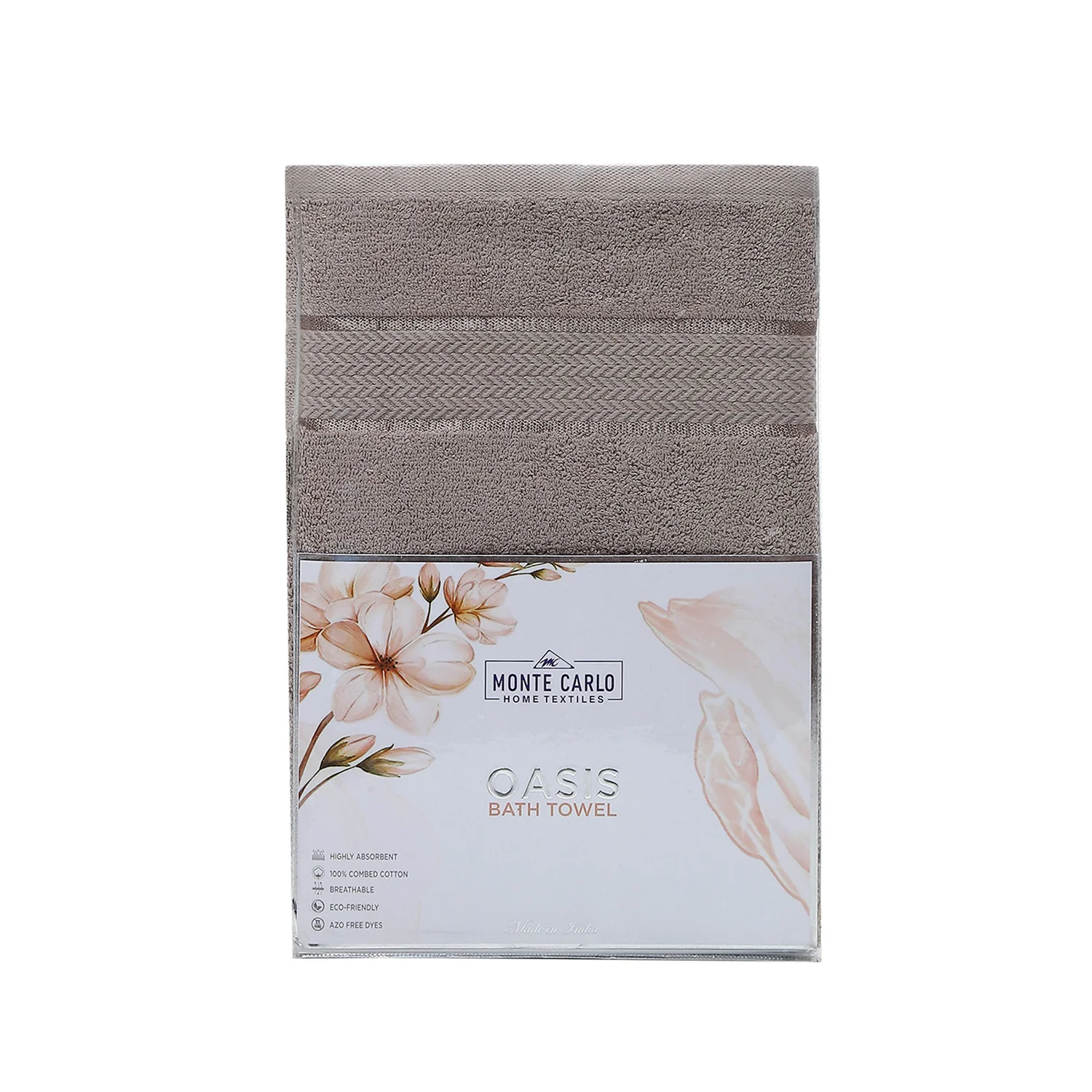 Beige Cotton 450 GSM Bath Towel - Image 5