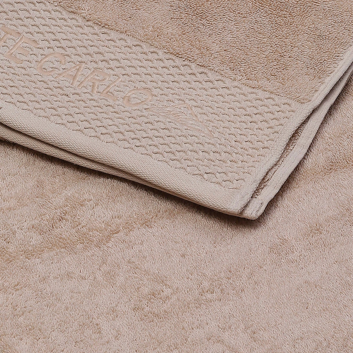 Beige Cotton 650 GSM Bath Towel - Image 3