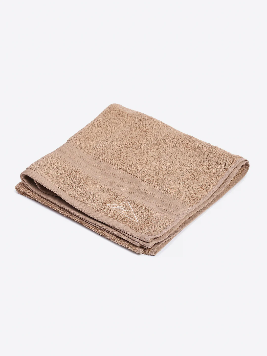 Beige Cotton Solid 400 GSM Bath Towel (Jazz) - Image 2