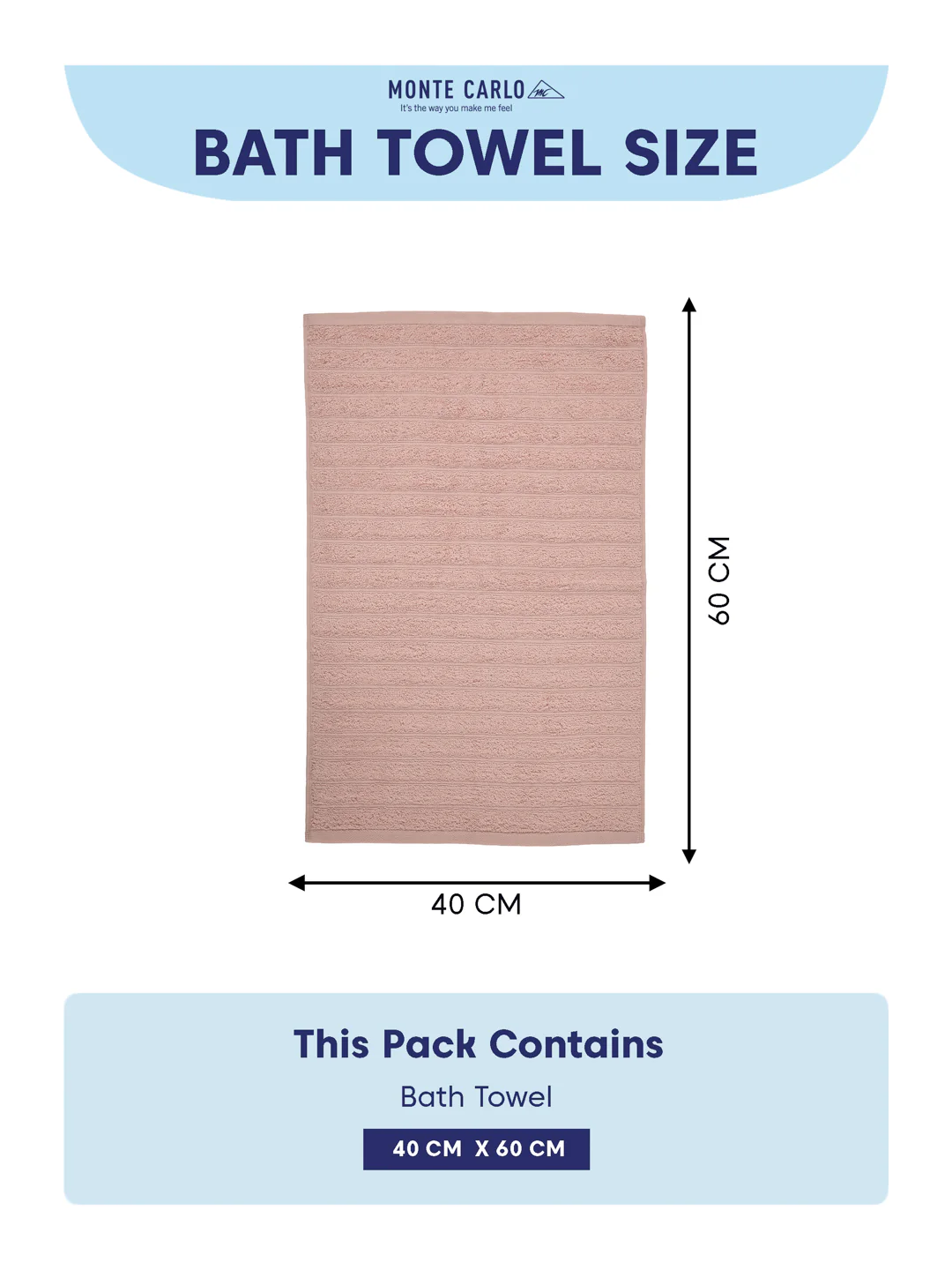 Beige & Pink 100% Cotton Solid 500 GSM Bath Towel Sensations 4 Pc Set Gifting Box Pack - Image 14