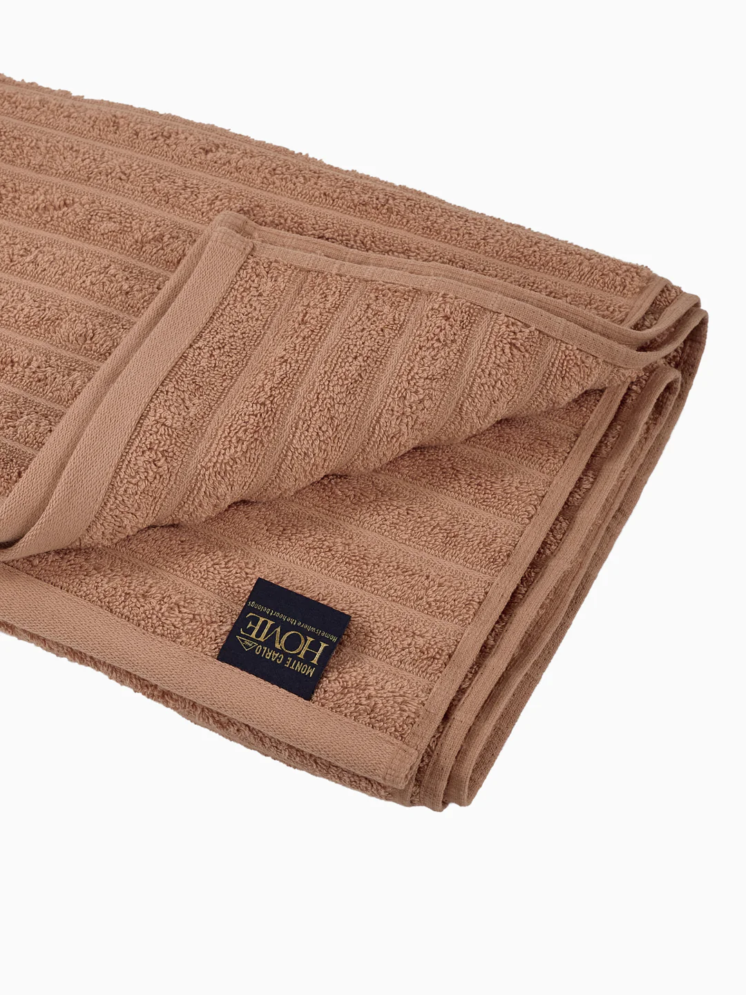 Beige & Pink 100% Cotton Solid 500 GSM Bath Towel Sensations 4 Pc Set Gifting Box Pack - Image 8