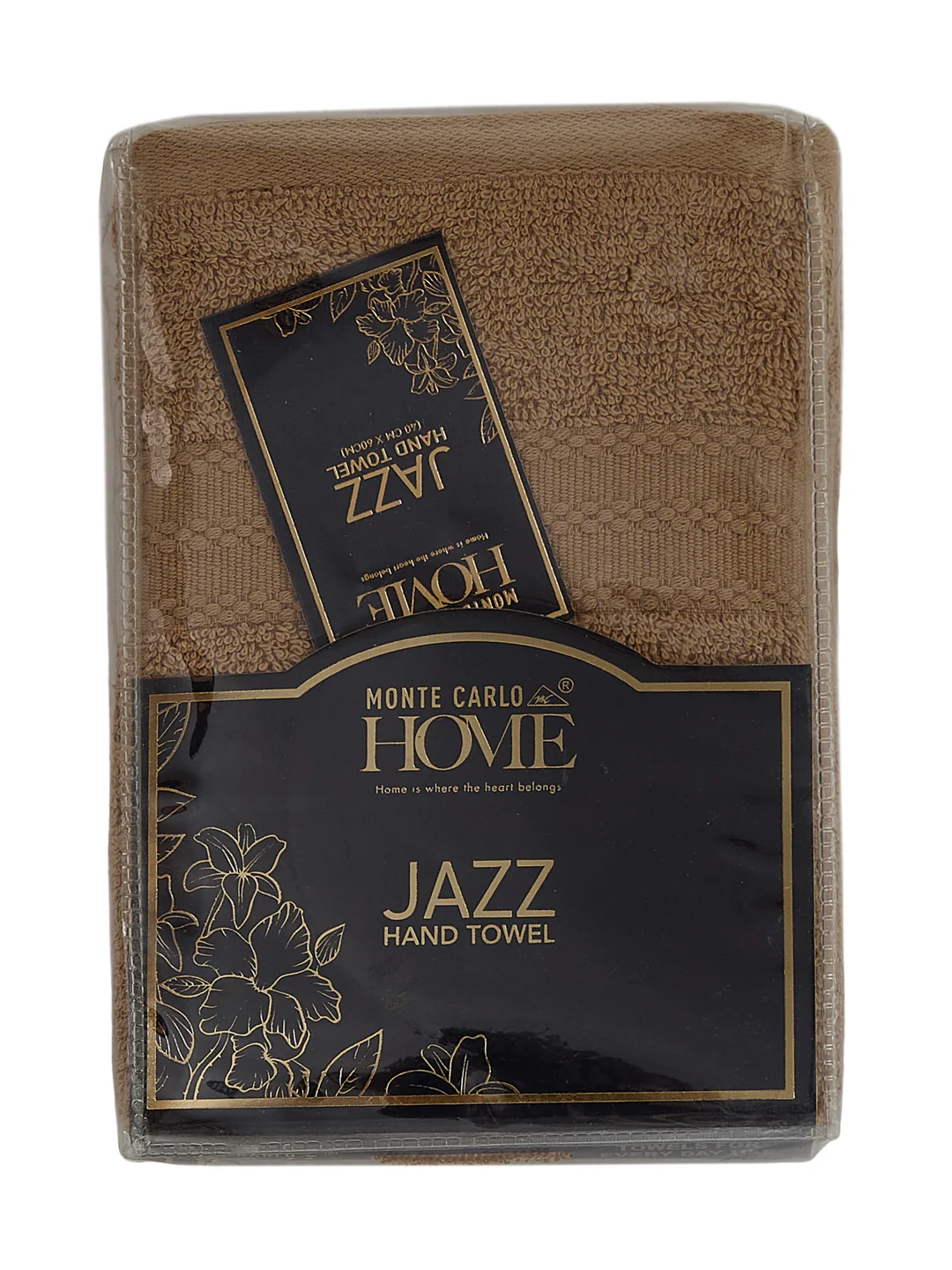 Beige Pure Cotton Solid 380 GSM Hand Towel 2 Pc Set (Jazz Collection) - Image 11