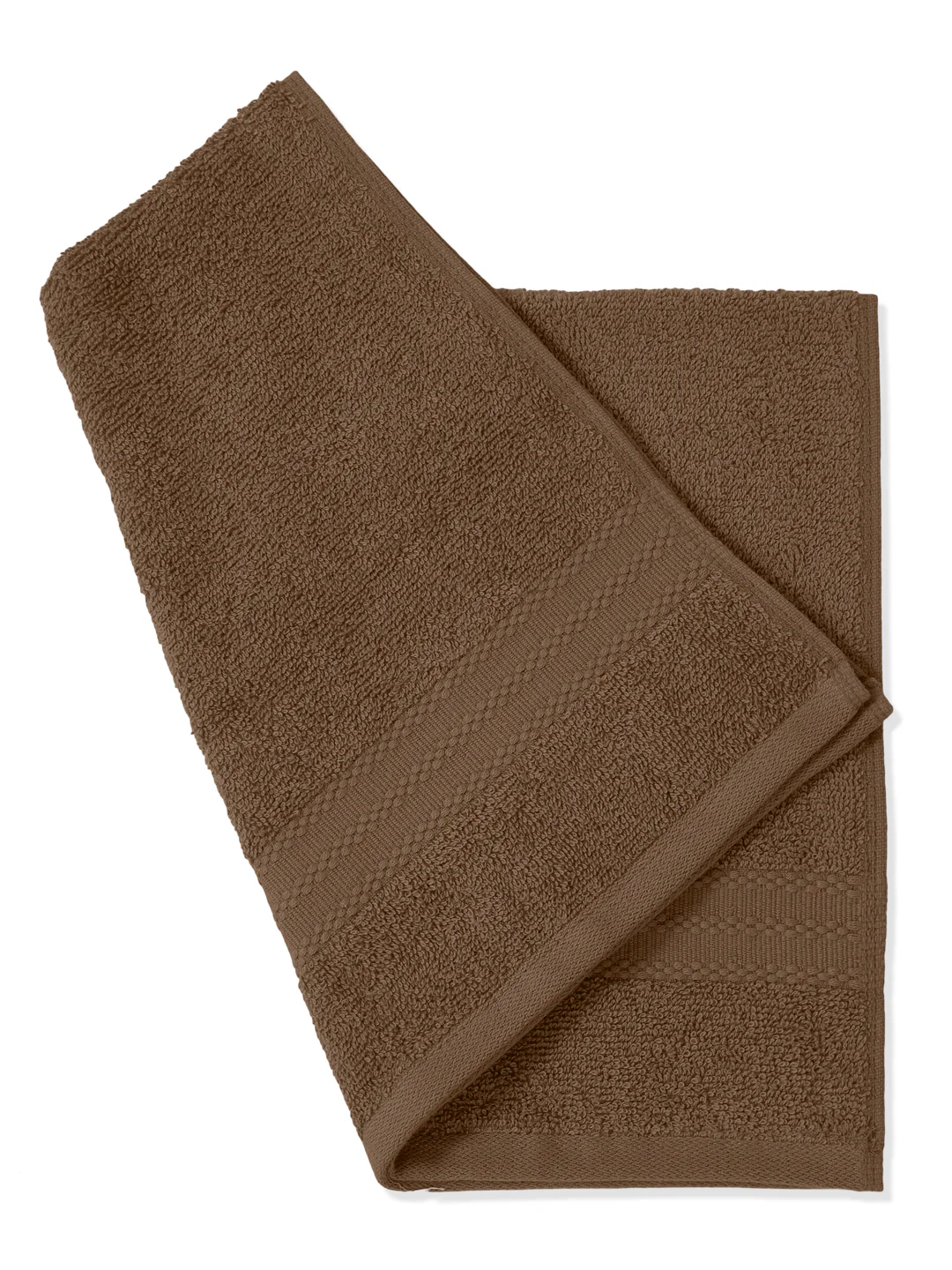 Beige Pure Cotton Solid 380 GSM Hand Towel 2 Pc Set (Jazz Collection) - Image 8