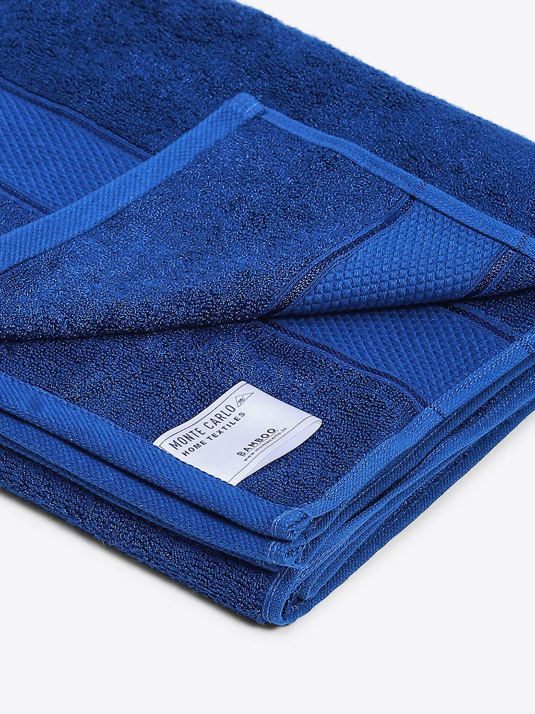 Blue Bamboo Solid 600 GSM Bath Towel (Bamboo) - Image 3