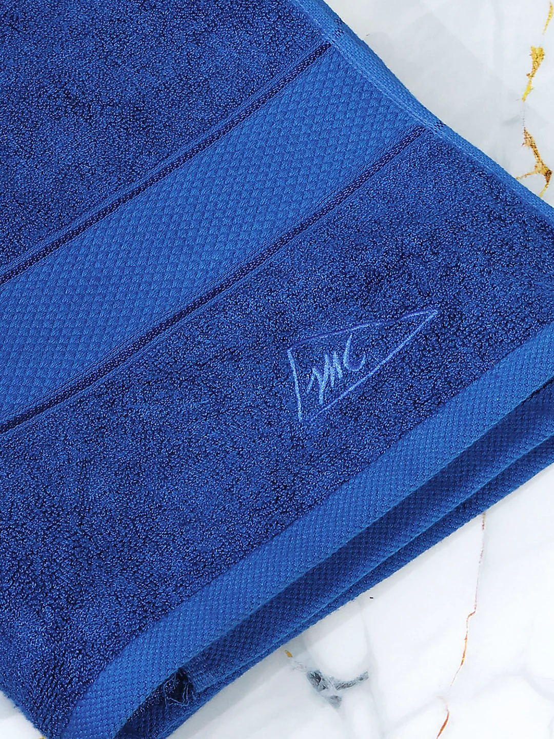 Blue Bamboo Solid 600 GSM Bath Towel (Bamboo) - Image 6