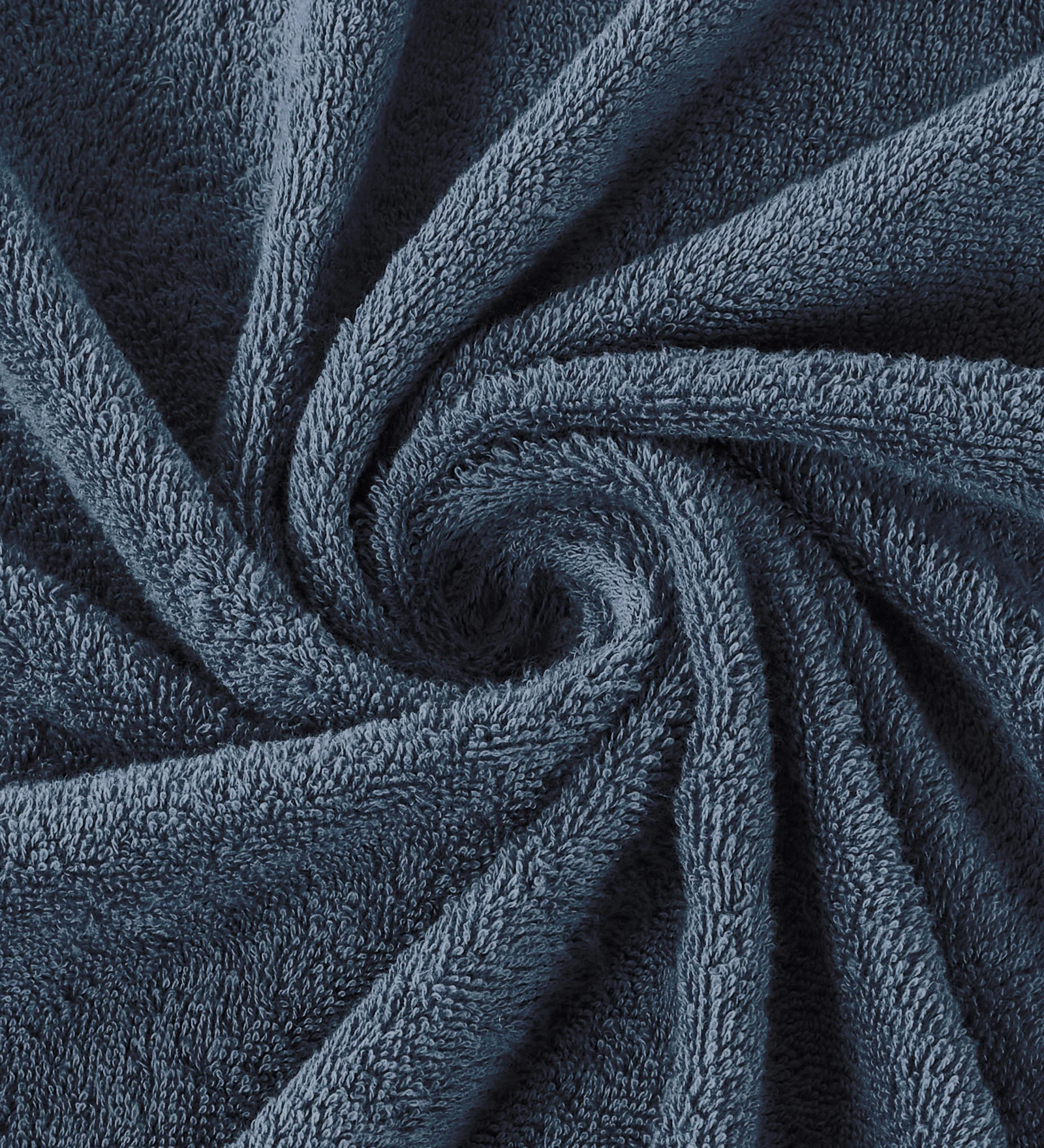 Blue Pure Cotton Solid 450 GSM Bath Towel 1 Piece (Oasis Collection) - Image 7