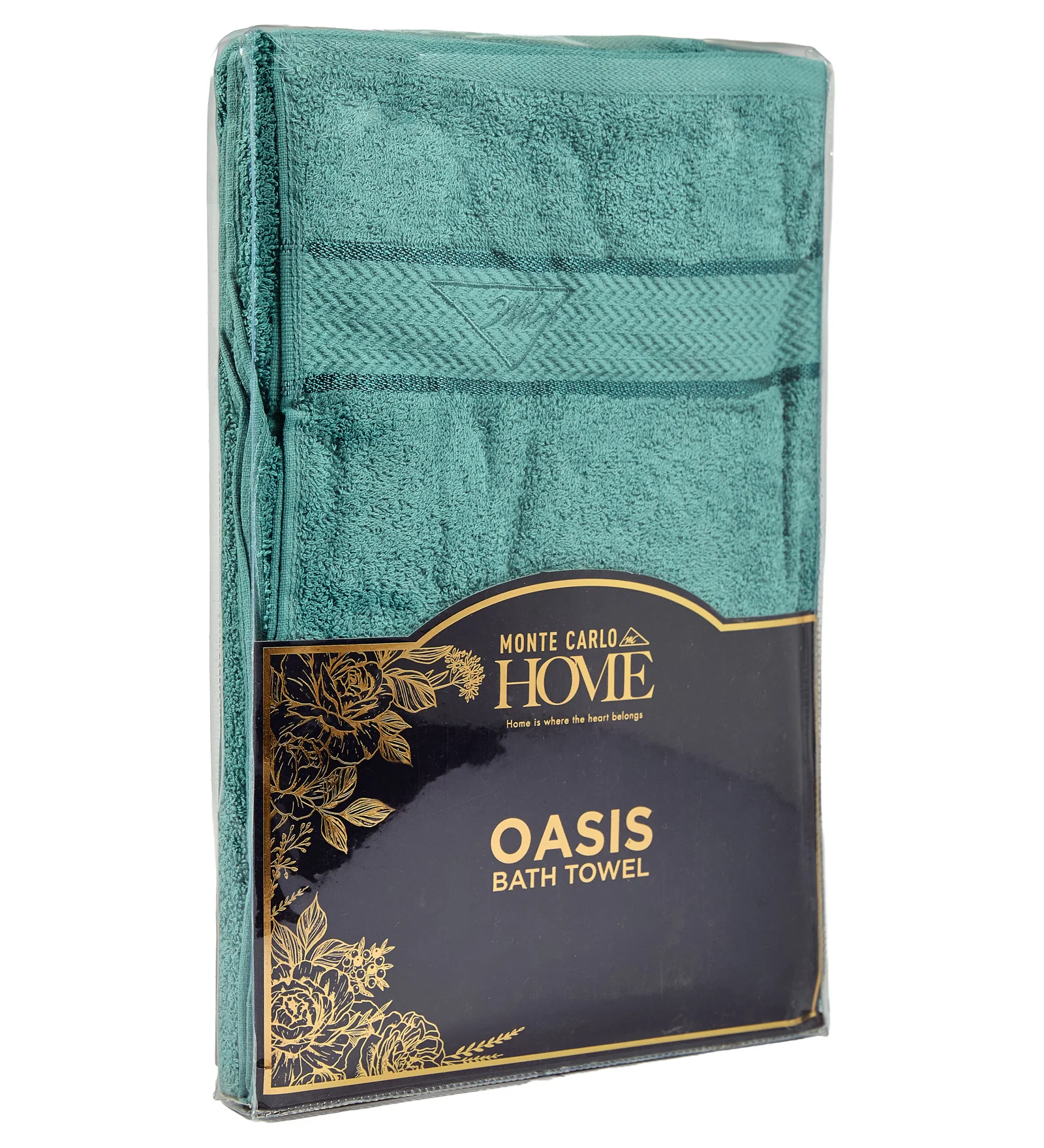 Blue Pure Cotton Solid 450 GSM Bath Towel 1 Piece (Oasis Collection) - Image 9