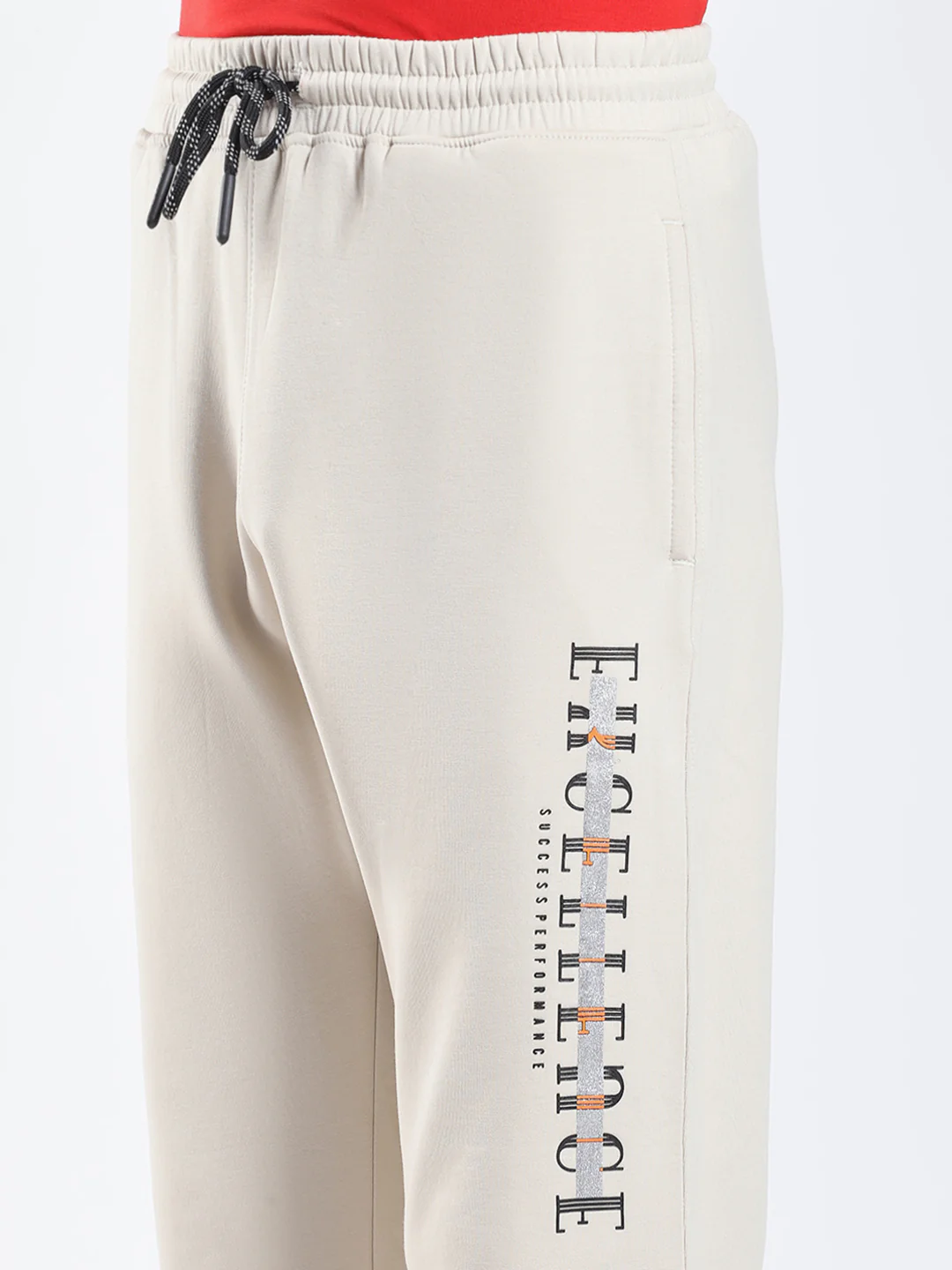 Boys Beige Printed Regular Fit Lower - Image 7