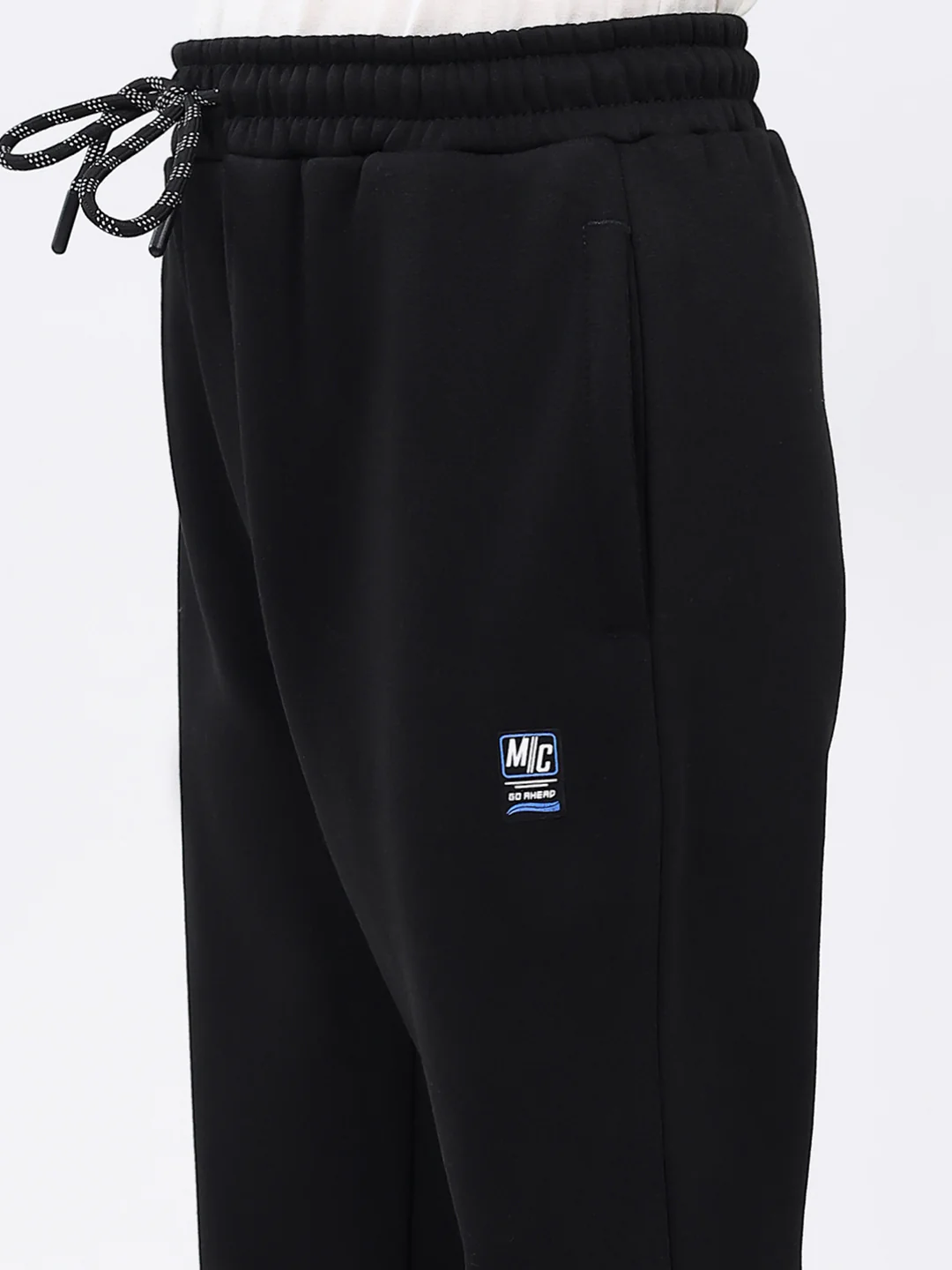 Boys Black Solid Regular Fit Lower - Image 6
