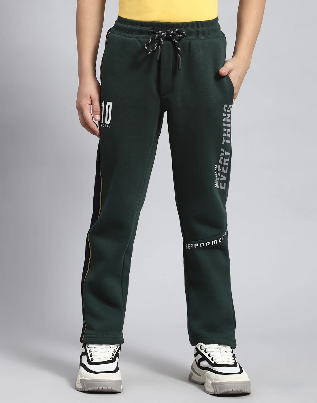 Boys Green Printed Regular Fit Lower - Image 2