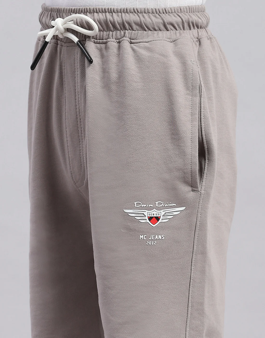 Boys Grey Printed Regular Fit Bermuda - Image 6