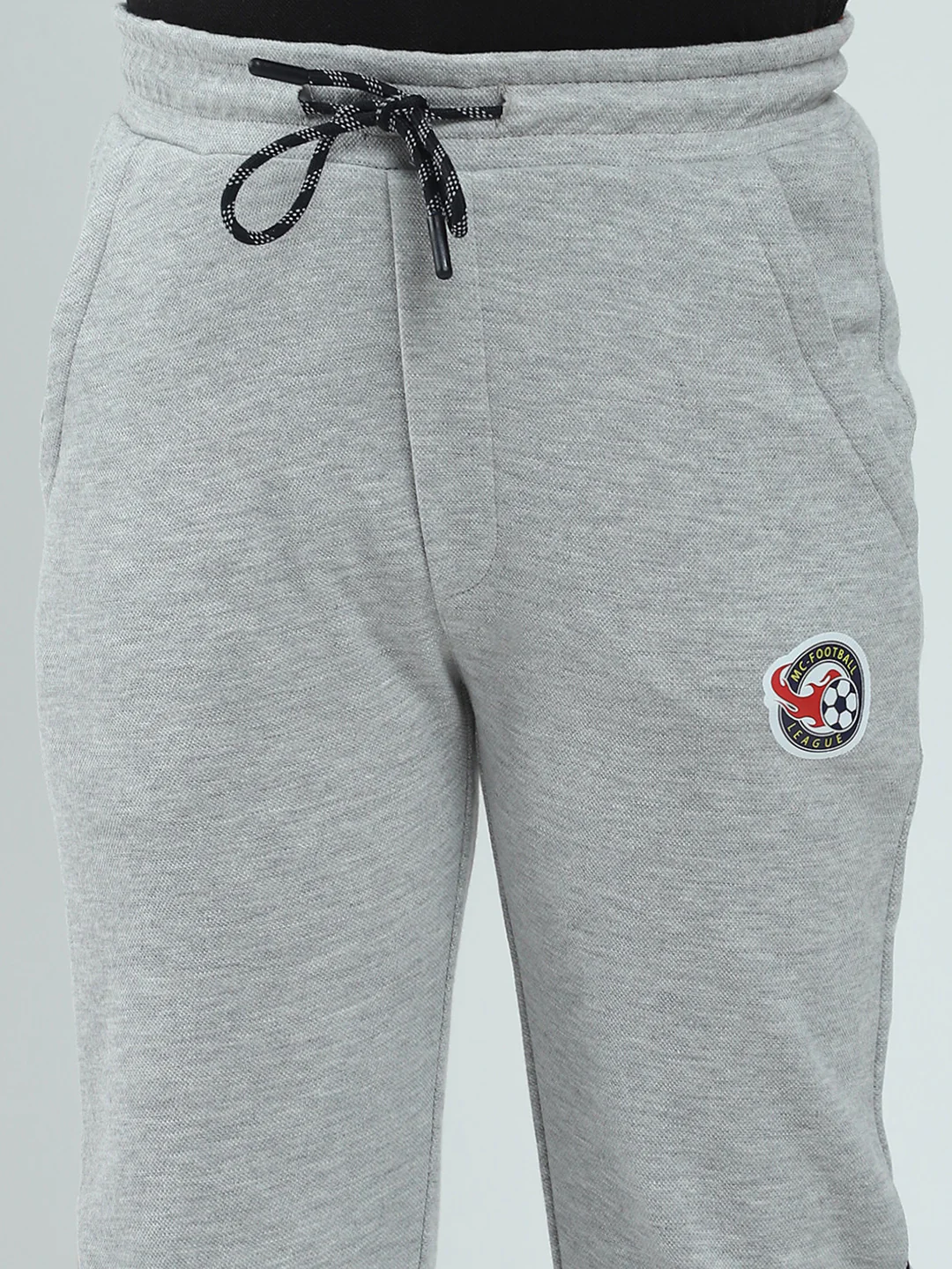 Boys Grey Solid Regular Fit Lower - Image 6