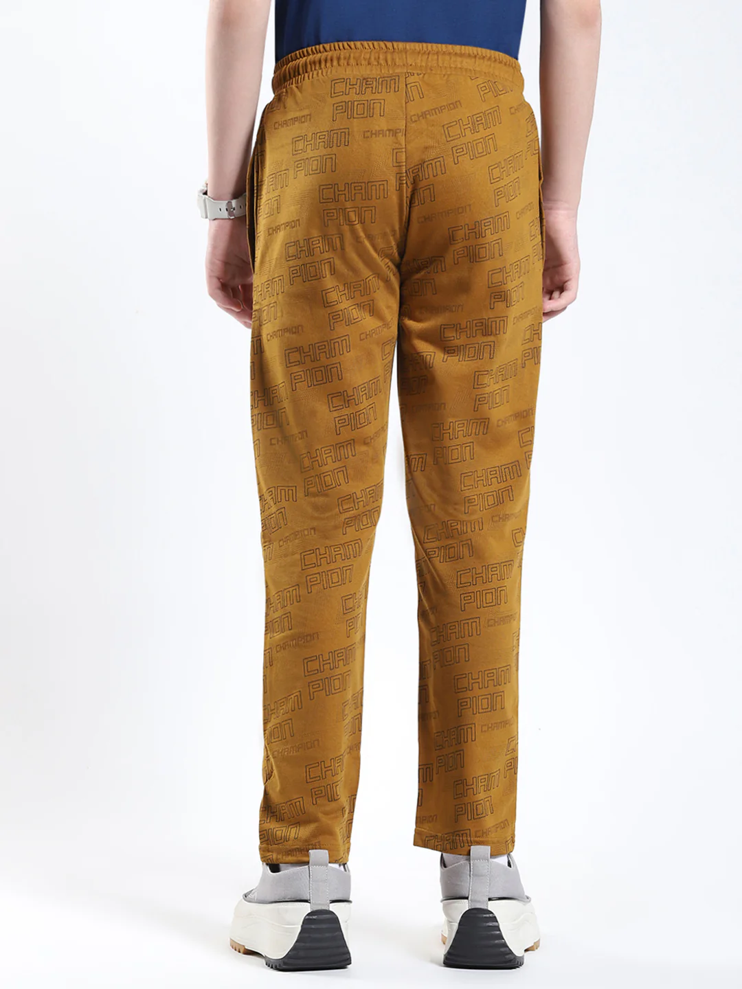 Boys Khaki Printed Regular Fit Lower - Image 5