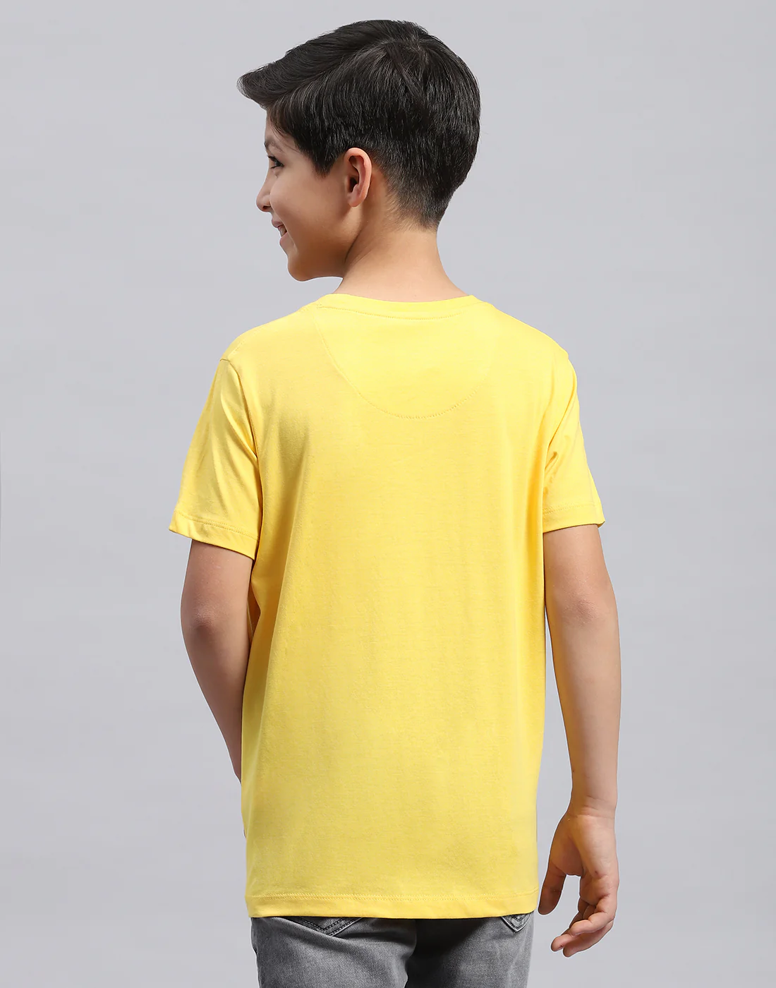 Boys Multi Color Printed Round Neck Half Sleeve T-Shirt - Image 14