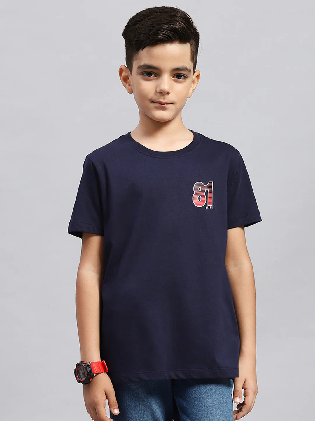 Boys Multi Color Printed Round Neck Half Sleeve T-Shirt (Pack of 3) - Image 8