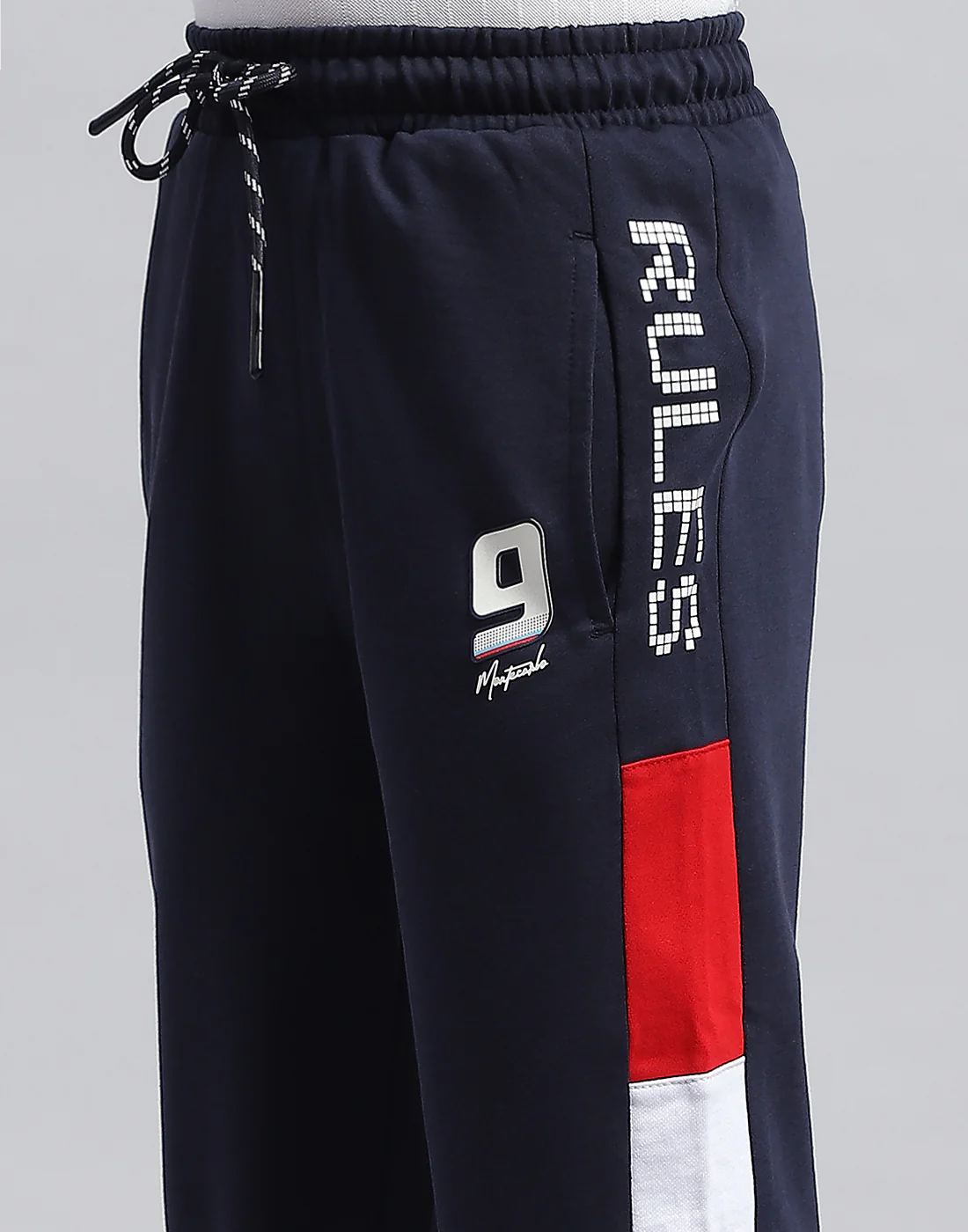 Boys Navy Blue Printed Regular Fit Capri - Image 6